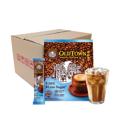 Old Town Less Sugar Instant 3 in 1 Premix White Coffee 31.6g x 15