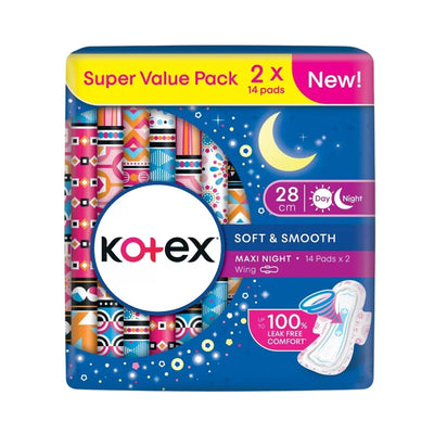Kotex Overnight Wing Pad 28cm 28sheets
