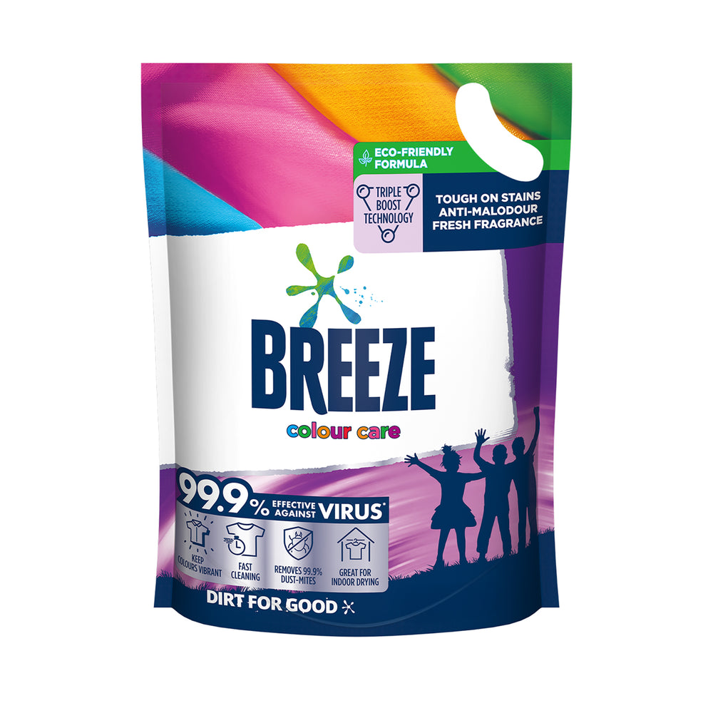 Breeze Detergent Liquid Color Care Refill Pack 1.5kg