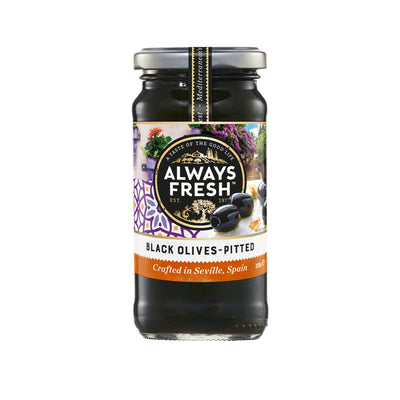 Always Fresh Spanish Pitted Black Olive 220g
