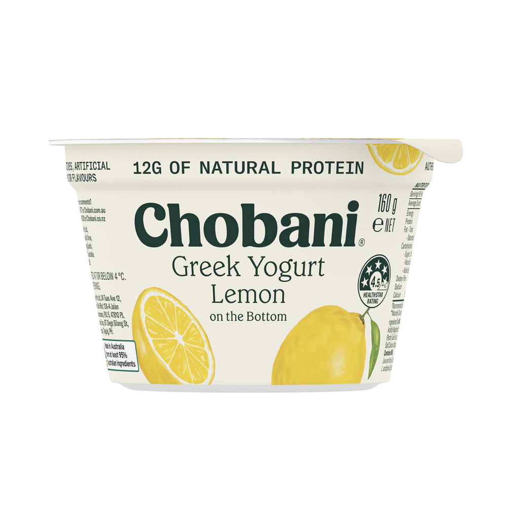 Chobani Yogurt Lemon Greek Yogurt 0% Fat 160g