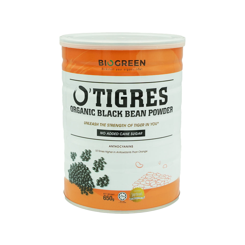 Biogreen OTigers Organic Black Bean Powder 650g
