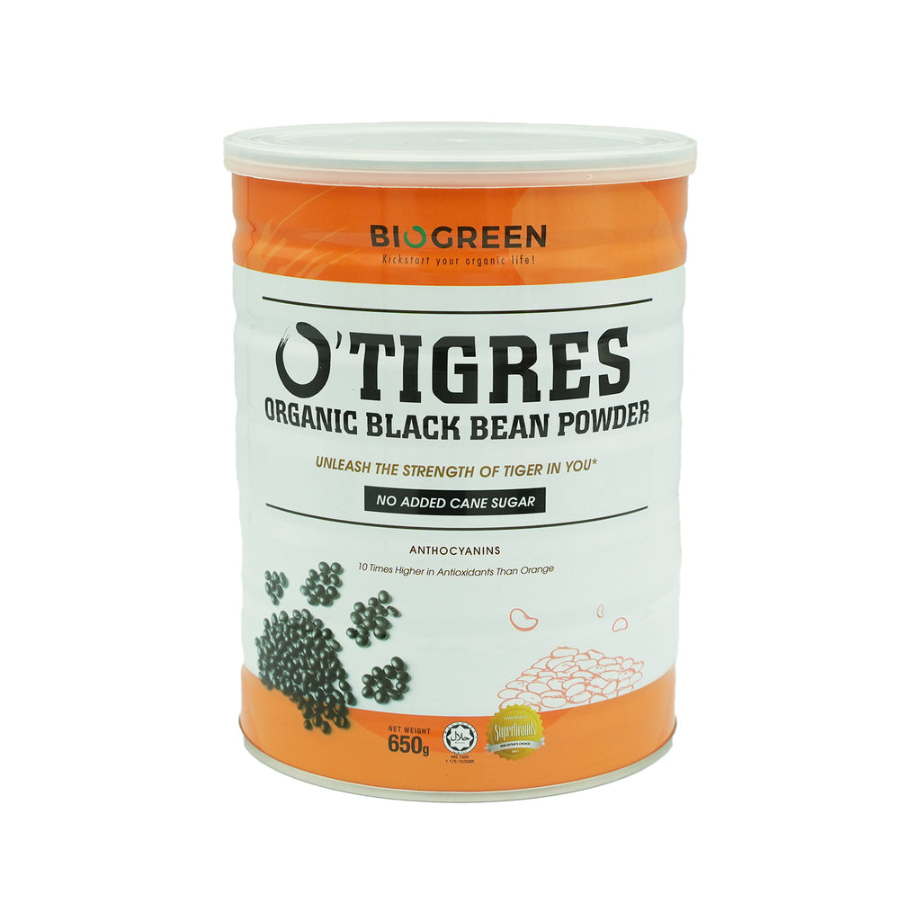 Biogreen OTigers Organic Black Bean Powder 650g