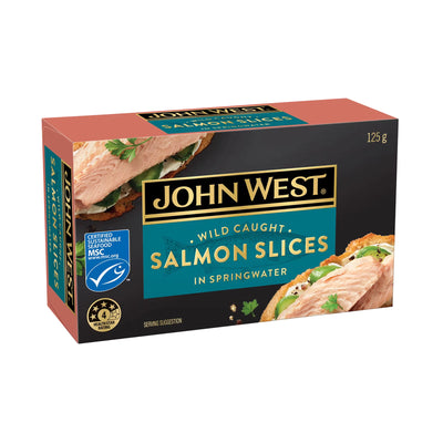 John West Salmon Slices in Springwater 125g