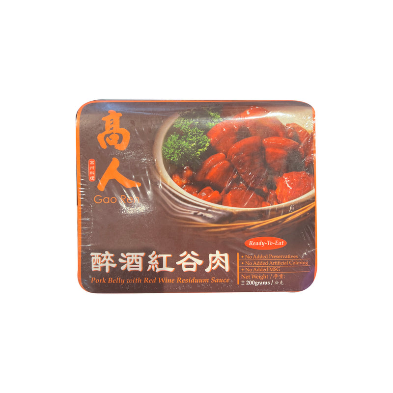 [NON-HALAL] Gao Ren Frozen Pork Belly with Red Wine Residuum Sauce 1pack