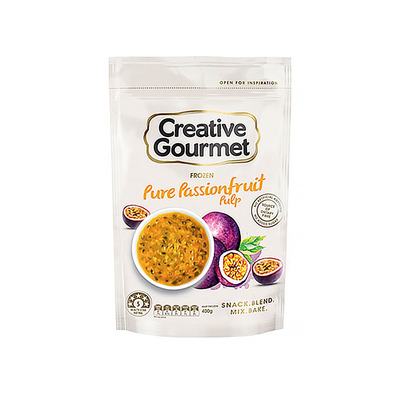 Creative Gourmet Frozen Fruit Passionfruit 300g