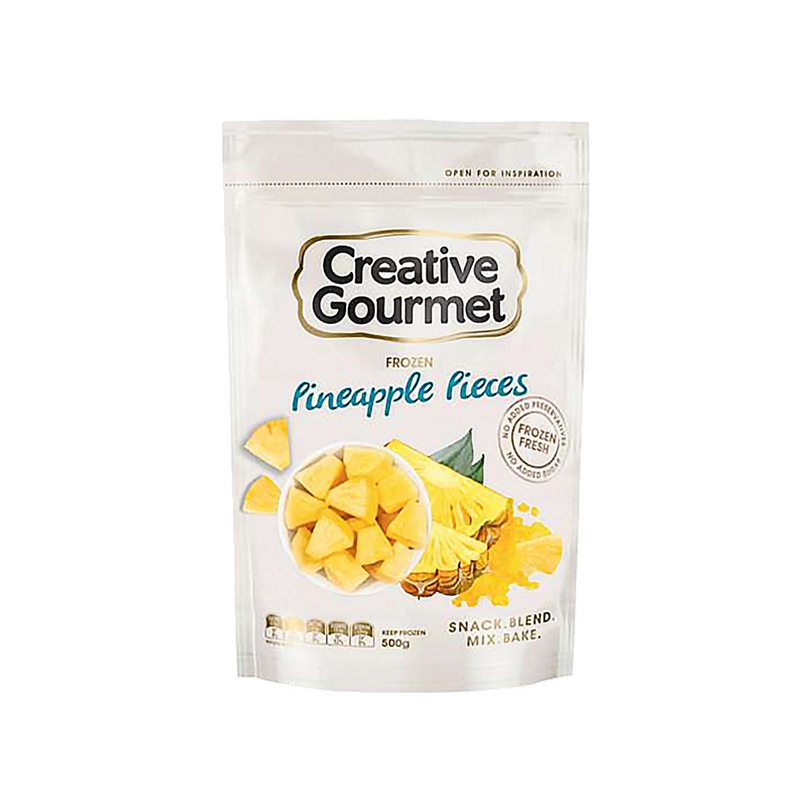Creative Gourmet Frozen Fruit Pineapple Pieces 500g