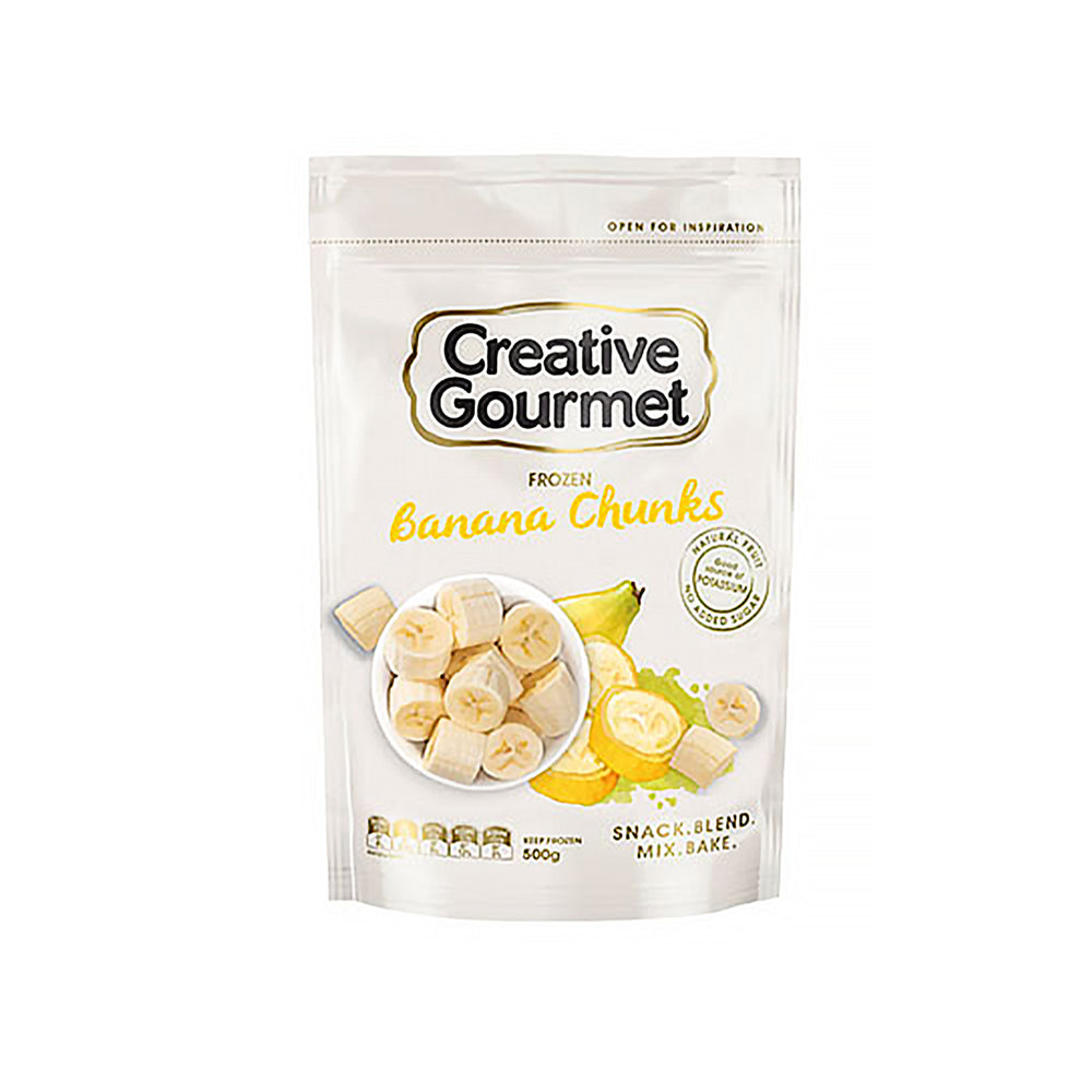 Creative Gourmet Frozen Fruit Banana Chunks 500g