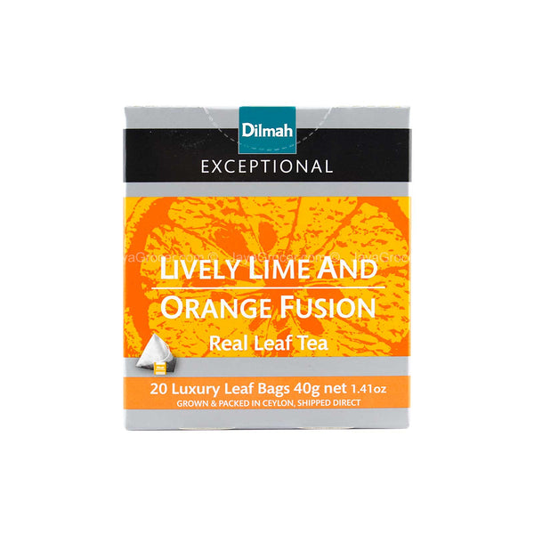 Dilmah Exceptional Lively Lime & Orange Fusion 2g x 20