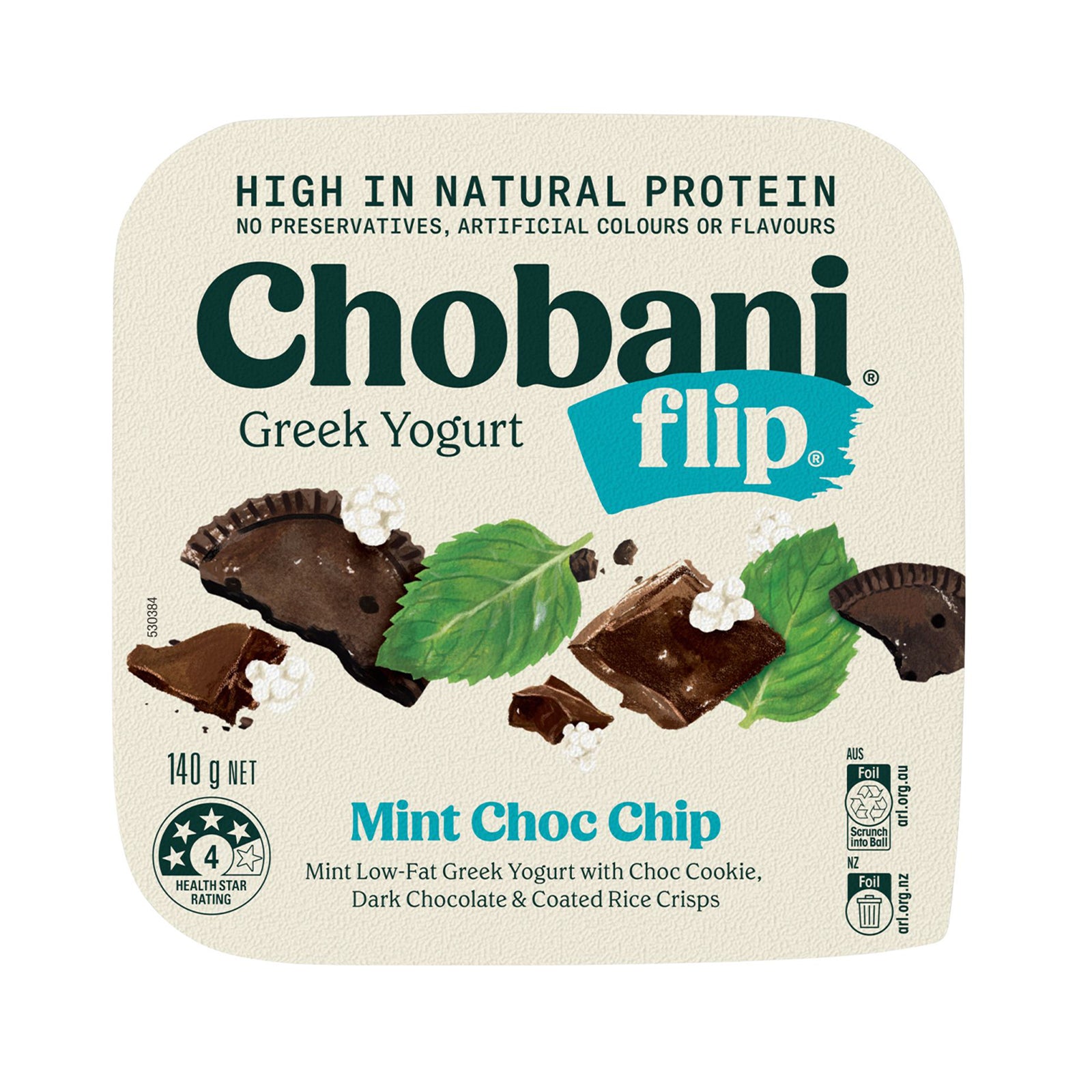 Chobani Flips Mint Chocolate Chip 140g