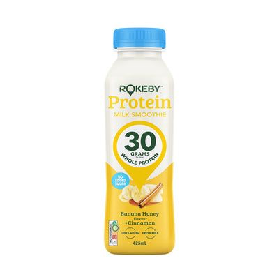 Rokeby Farms Whole Protein Banana, Honey and Cinammon (No Added Sugar) 425ml
