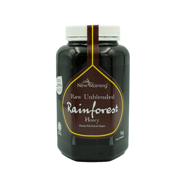 New Morning Raw Unblended Rainforest Honey 1kg