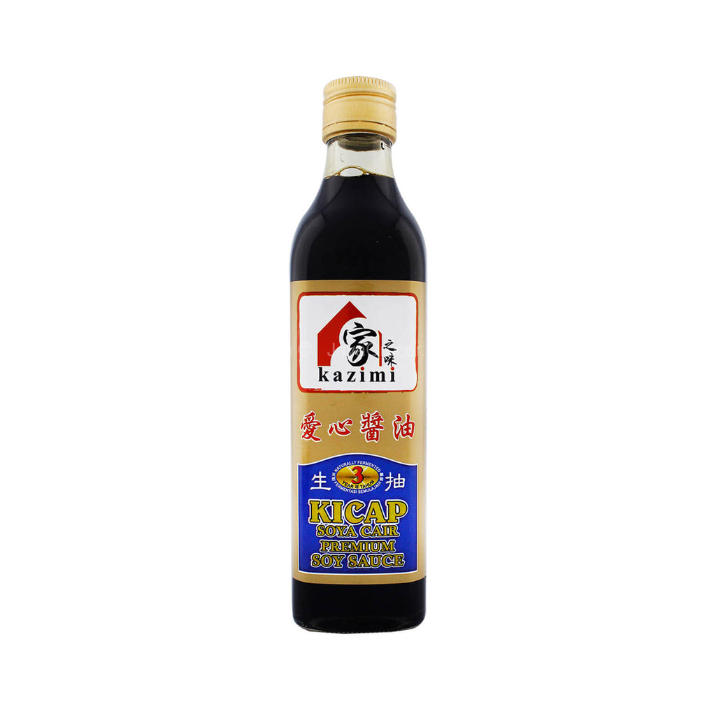 Kazimi Premium Light Soy Sauce (Naturally Fermented for 3 Years) 375ml