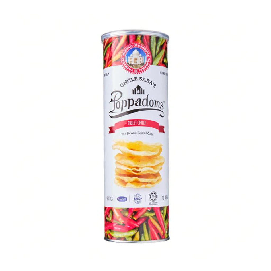 Uncle Sabas Poppadam Sweet Chilli Flavour 70g