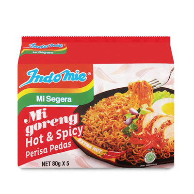 Indomie Mi Goreng Hot & Spicy 80g x 5