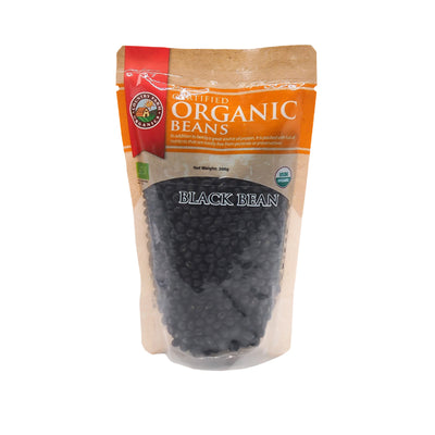 Country Farm Organic Black Beans Green Kernel 300g