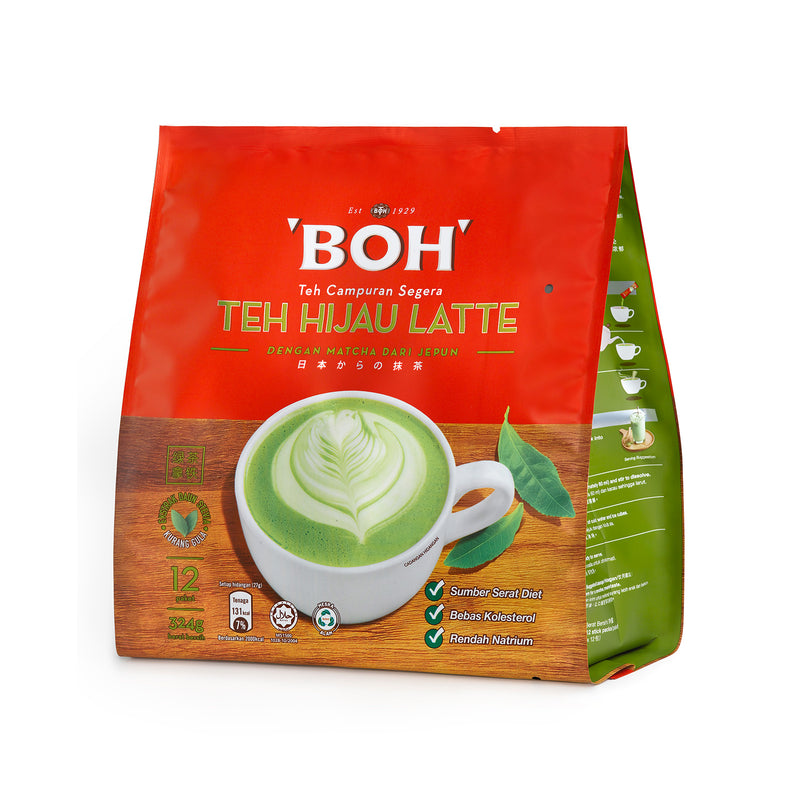 Boh Green Tea Latte with Matcha Instant Mix 324g