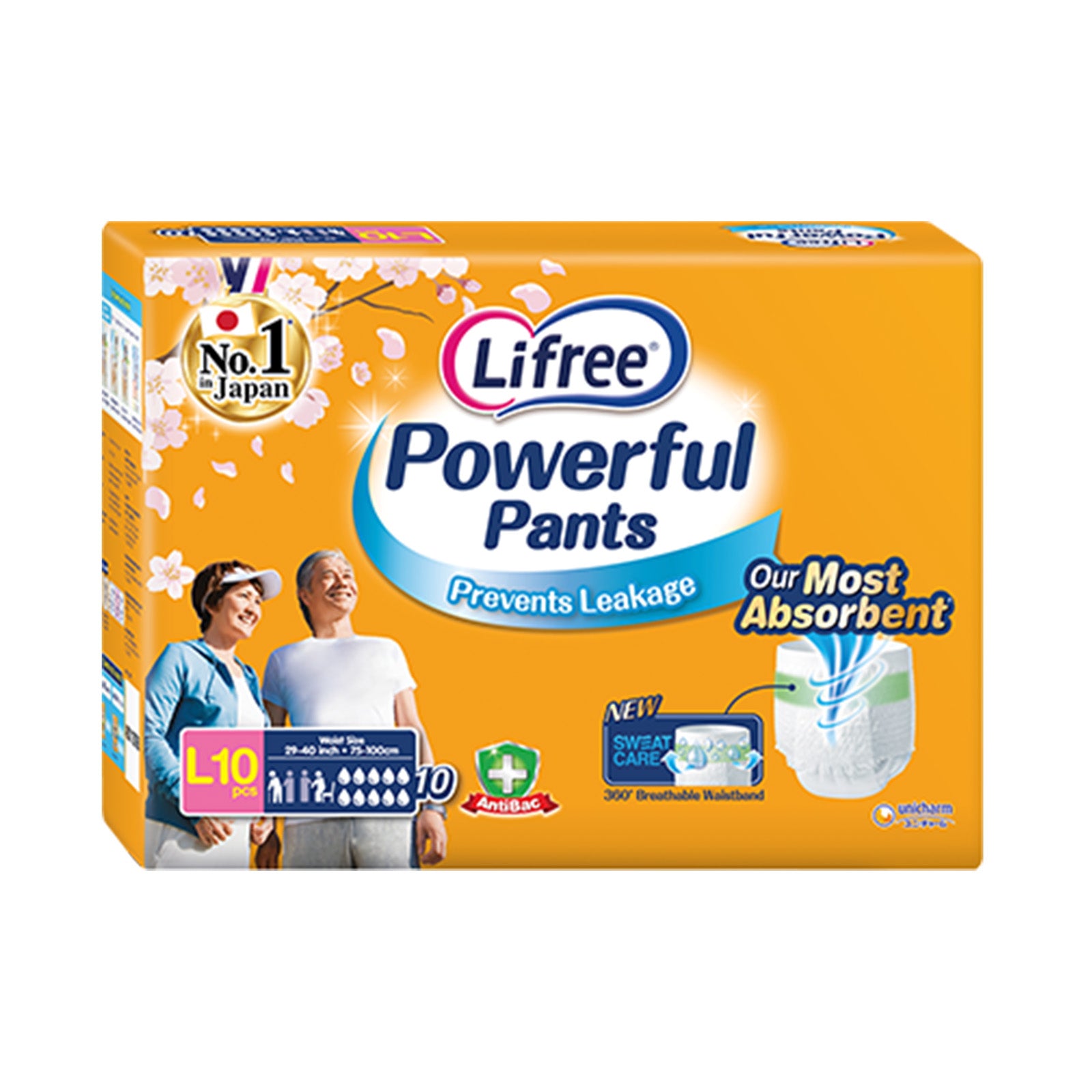 Lifree Ultra Slim Pants M 10 pcs/pack