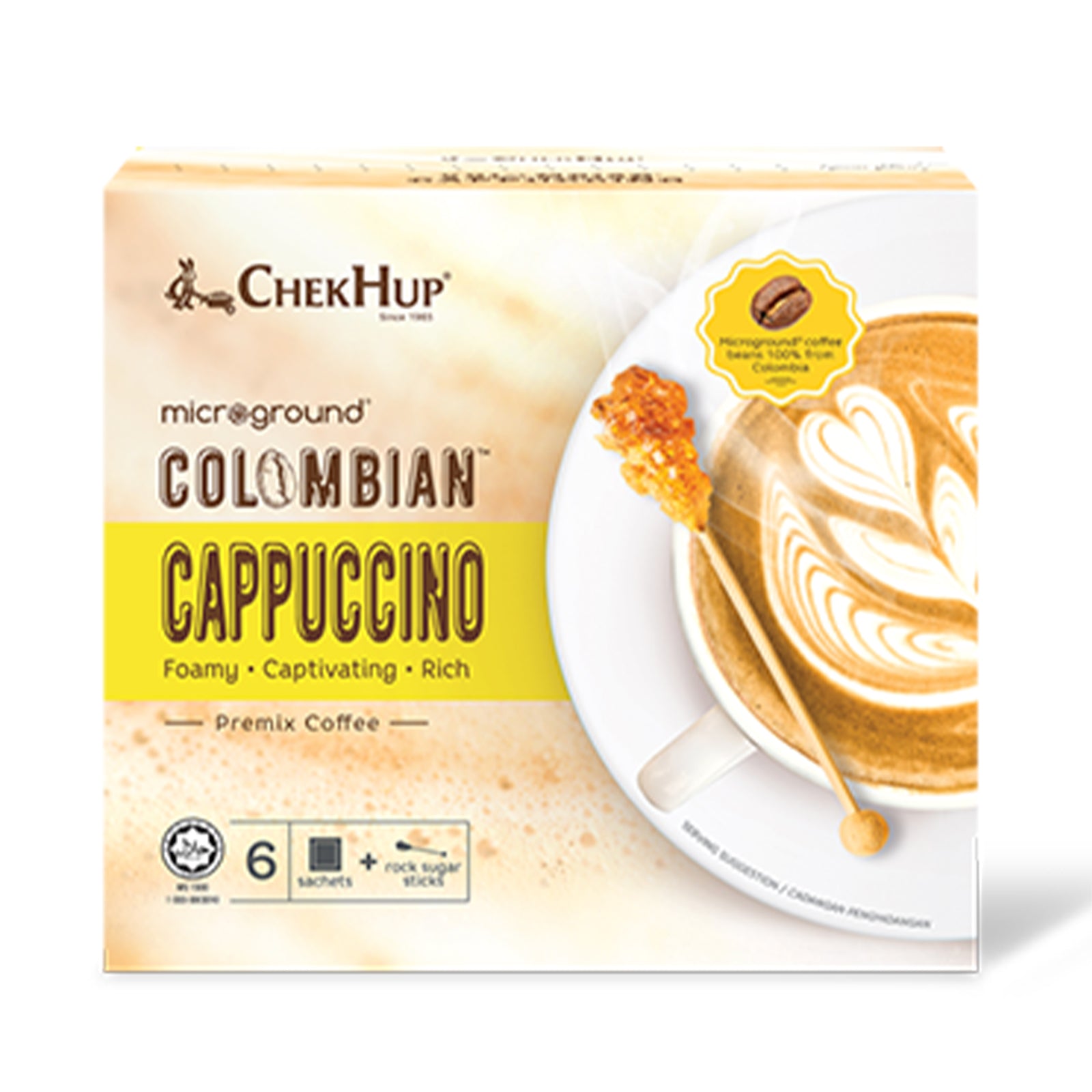 Chek Hup Microground Colombian Cappuccino 23g x 5