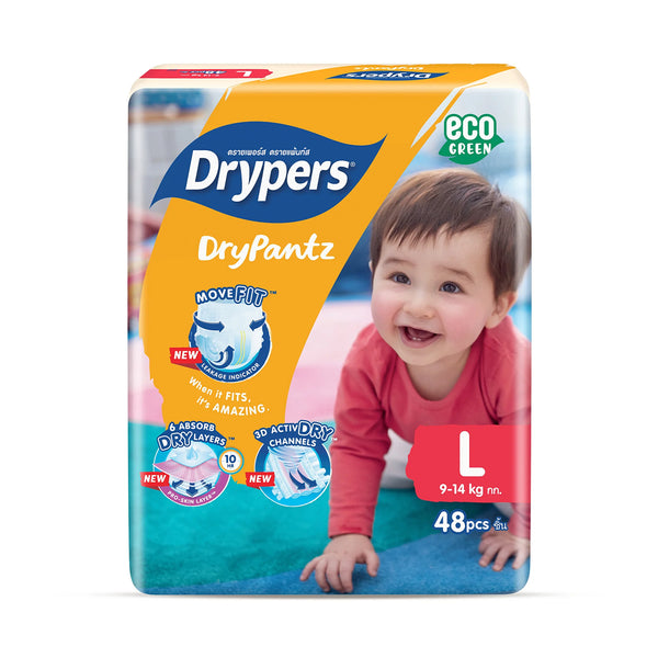 Drypers Drypantz Large Baby Diaper 48pcs/pack (highest price)
