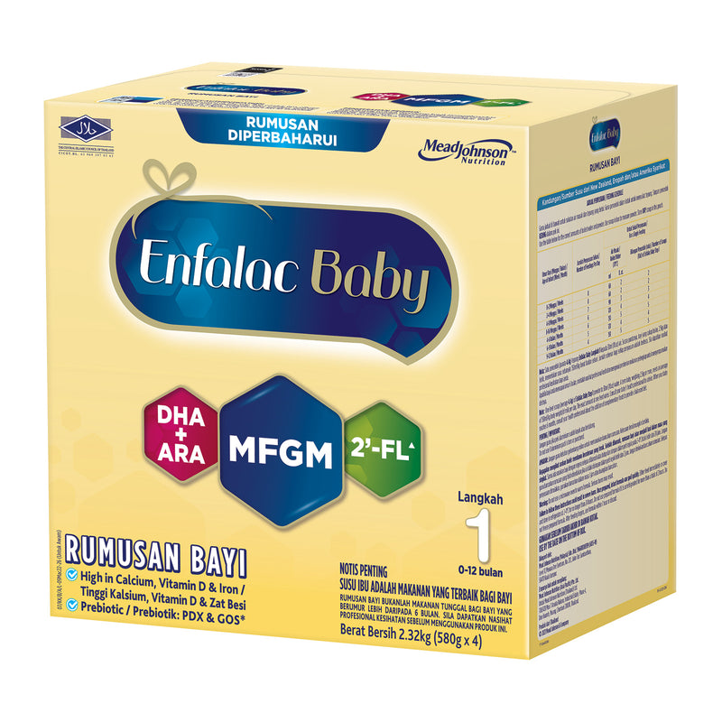 Enfalac A+/Enfalac Baby 2'-FL Step 1 with MFGM and DHA+ARA 2.32kg