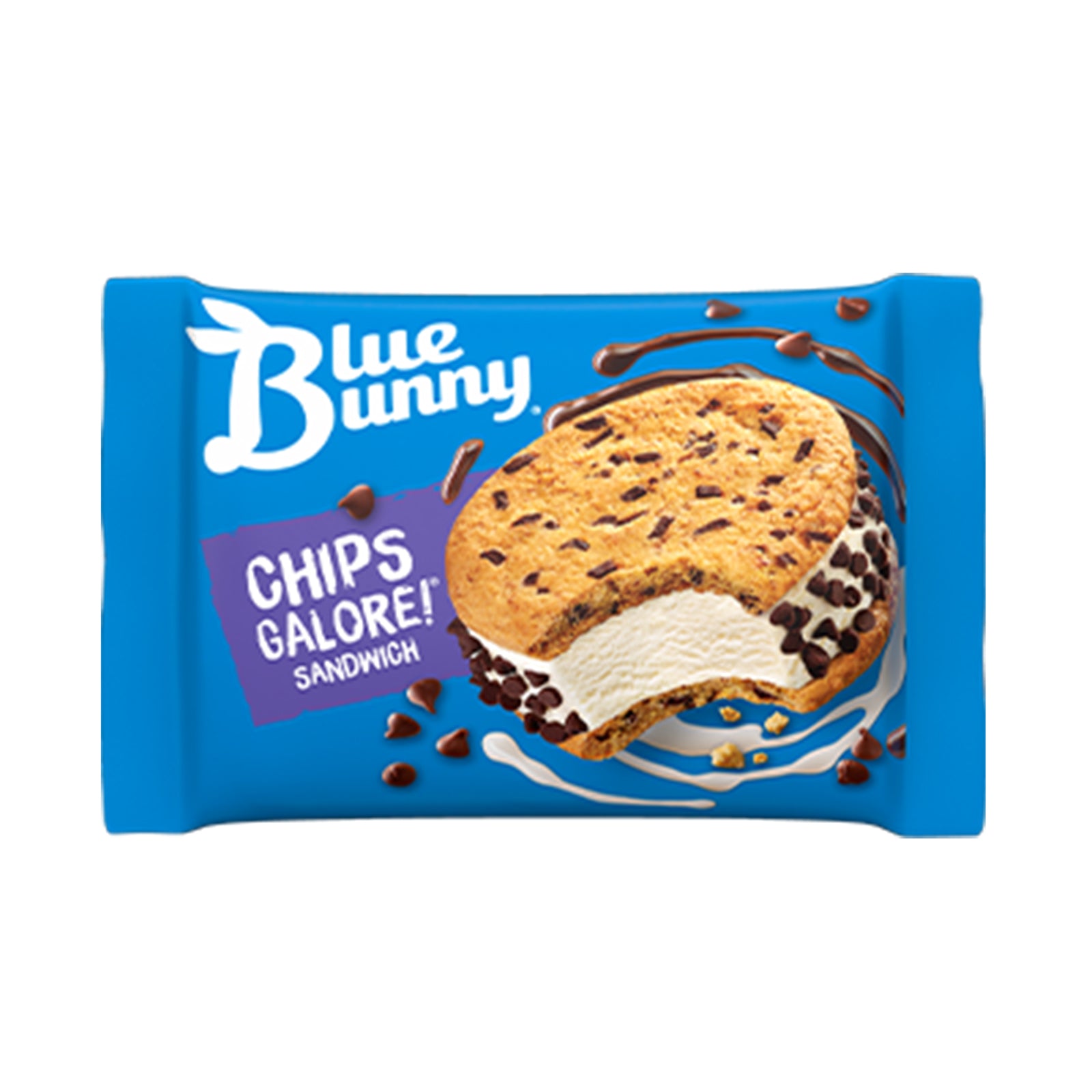 Blue Bunny Chips Galore Ice Cream Sandwich 133ml