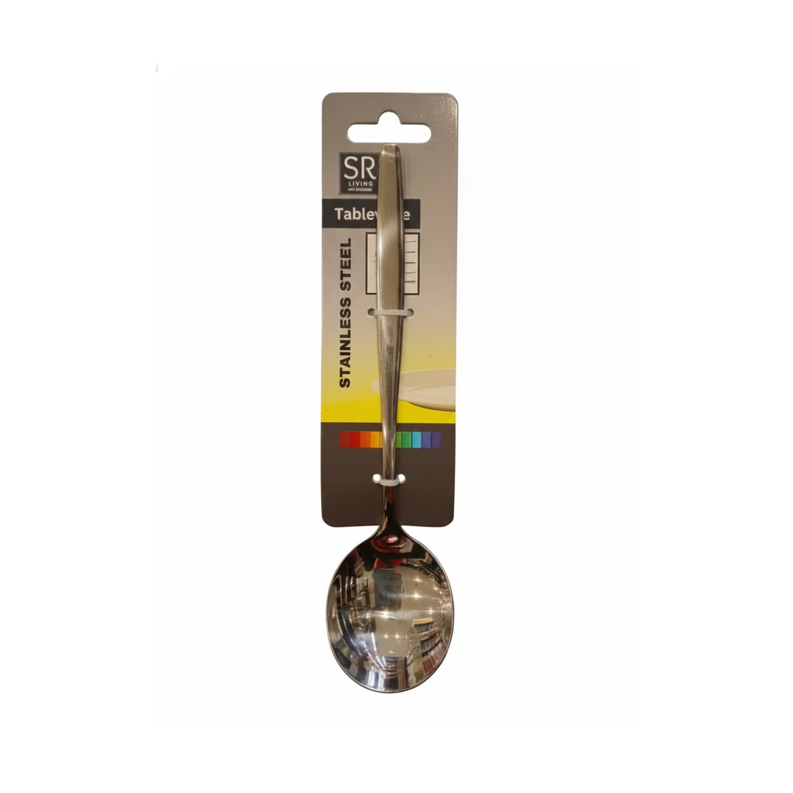SR stainless steel 18/10 soup spoon