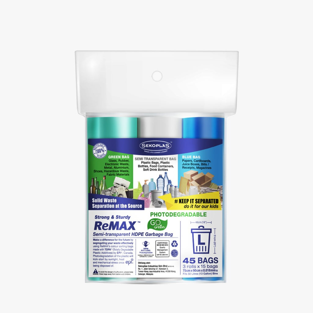 Sekoplas Remax 3 in 1 Roll Large 75 x 90cm x 15 pcs 1pack