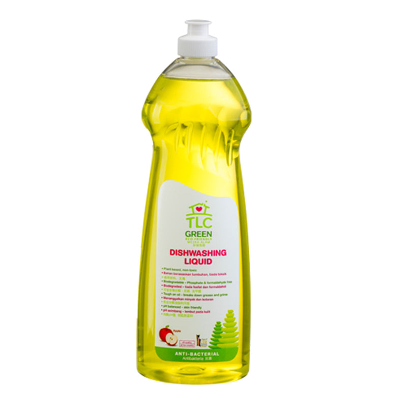 TLC Green Dishwashing Liquid Apple 1L