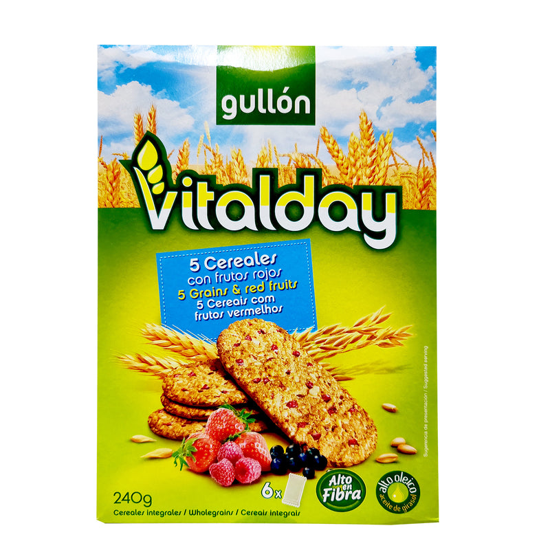 Gullon Vitalday Berries & Cereals 240g