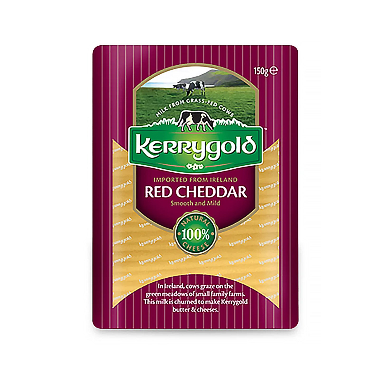 Kerrygold Red Cheddar Sliced Cheese 150g