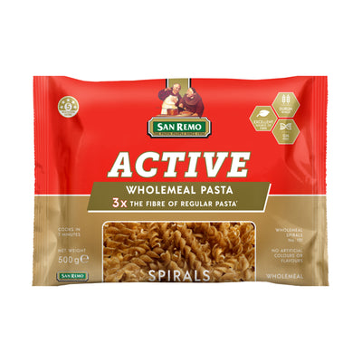 San Remo Wholemeal Spirals 500g