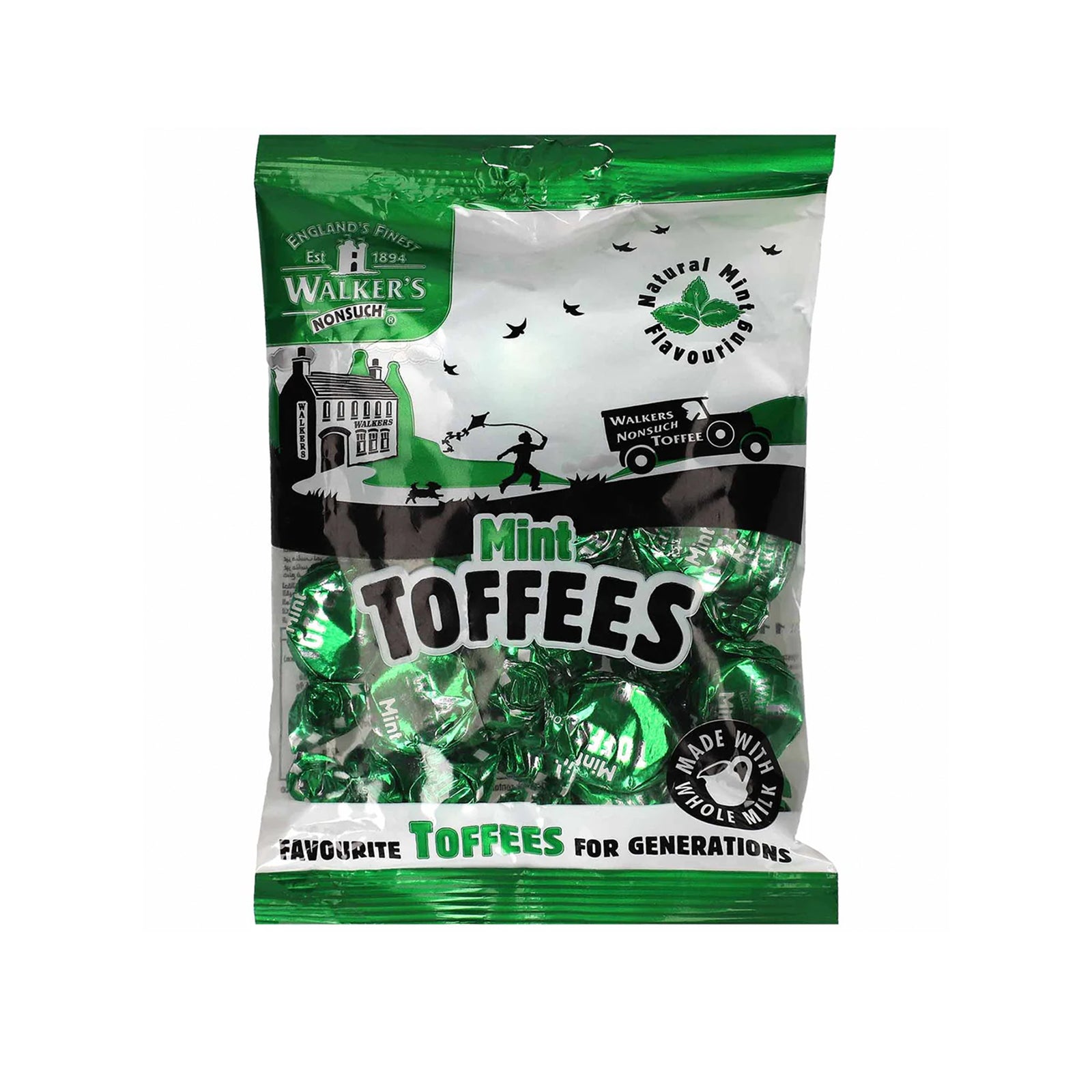 Walkers Nonsuch Mint Toffee Bag 150g