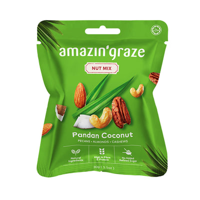 Amazin' Graze Pandan Coconut Nut Mix 100g
