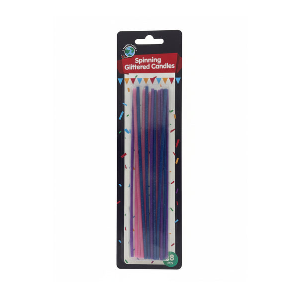 Party Planet Sparkling Glittered Candles 18pcs (highest price)