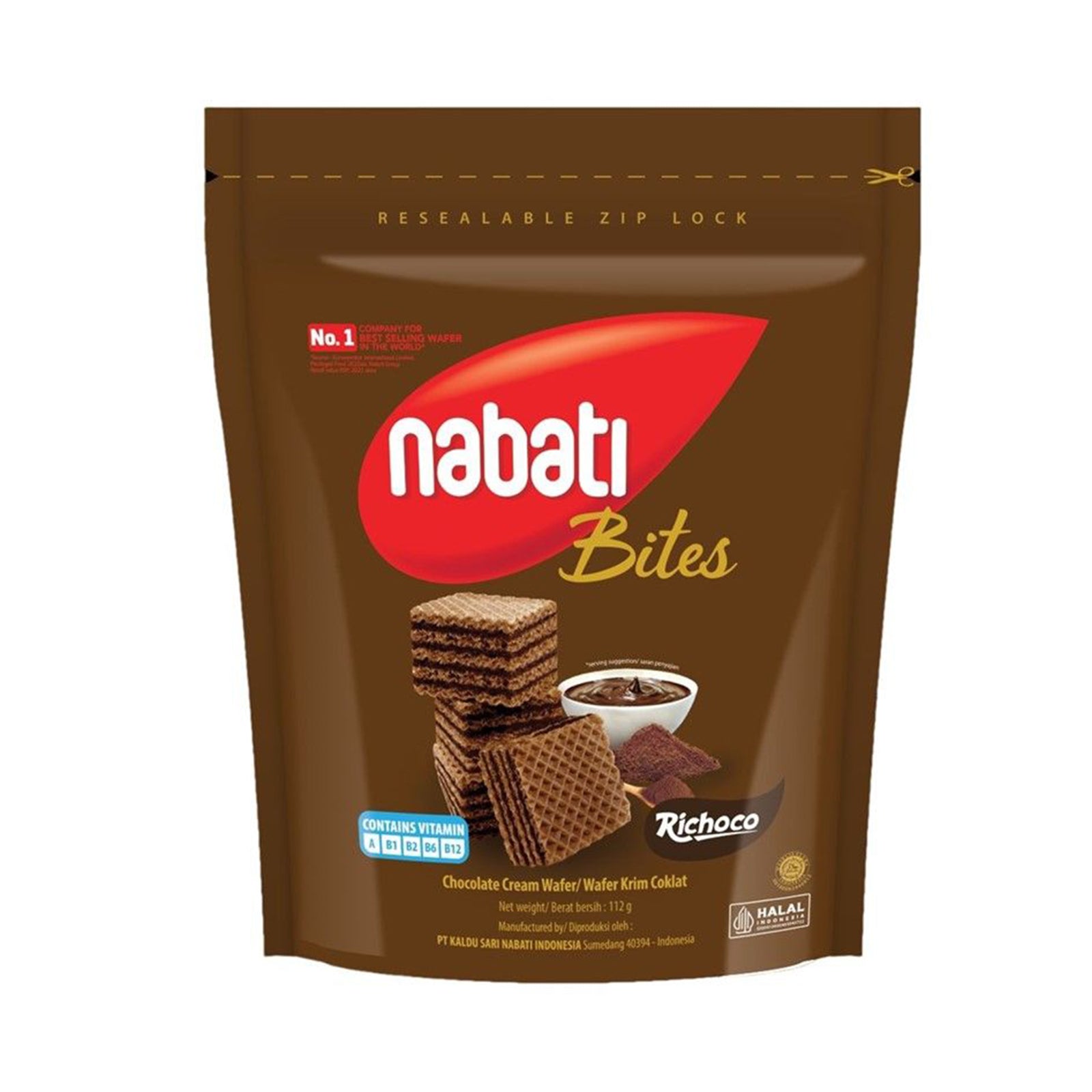 Nabati Richoco Chocolate Wafer (Pouch) 112g