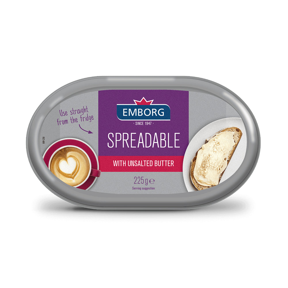 Emborg Spreadable Unsalted Butter 225g