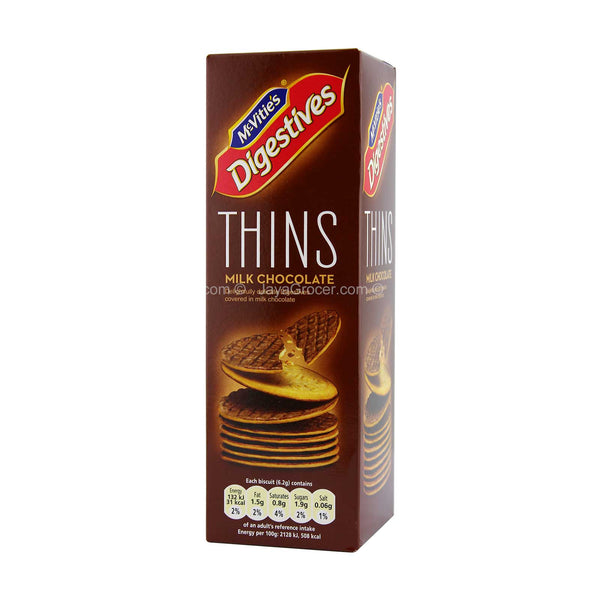 Mcvites Digestive Thins Milk Chocolate 180g