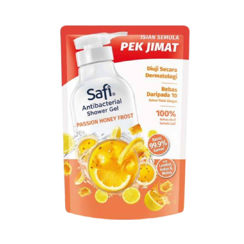 Safi Passion Honey Frost Anti-Bacterial Shower Gel Refill 850g