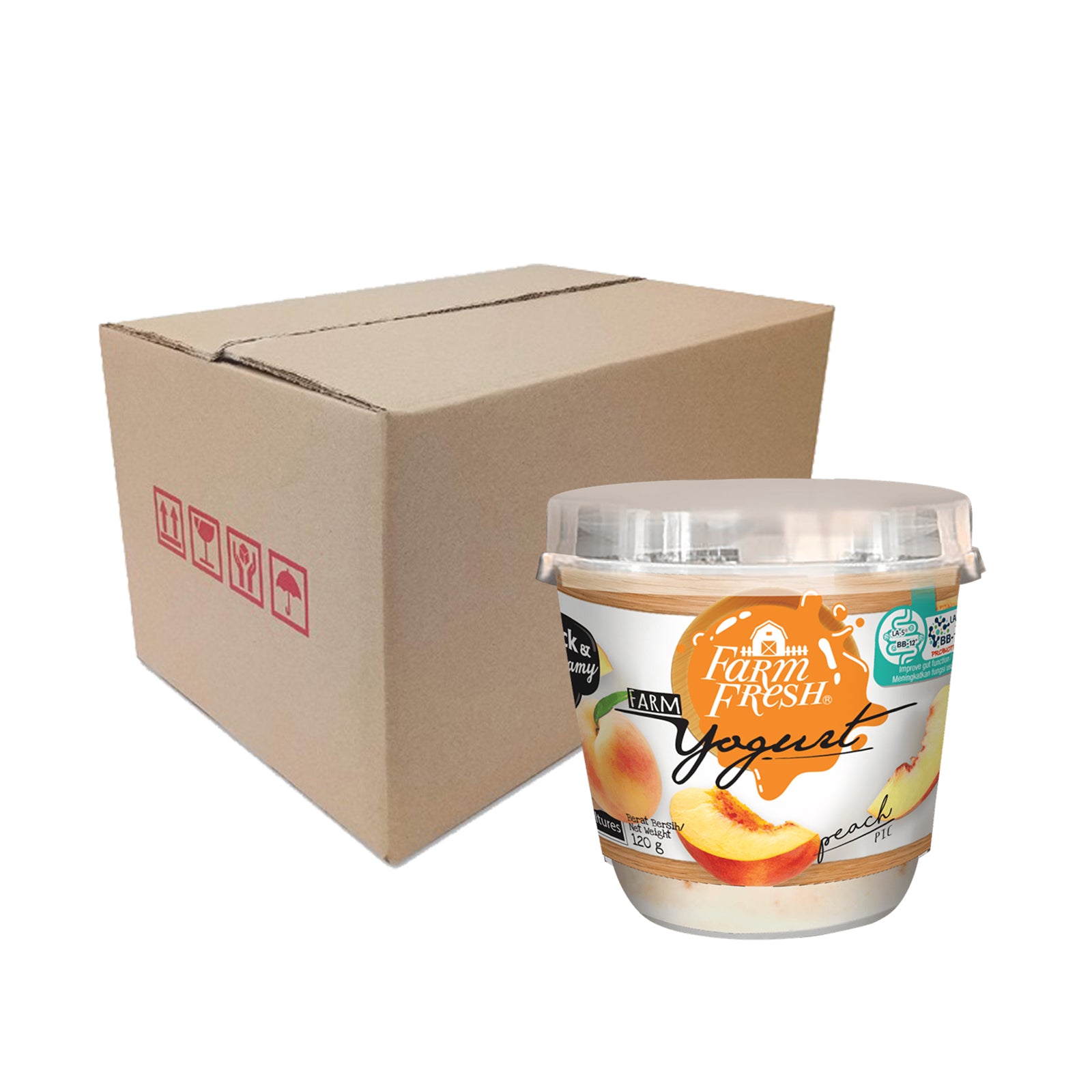 Farm Fresh Peach Yogurt 120g