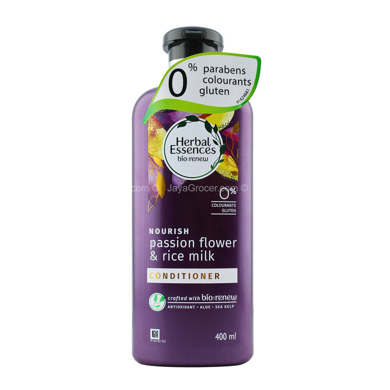 Clairol Herbal Essences Nourish Passion Flower and Rice Milk Hair Conditioner 400ml