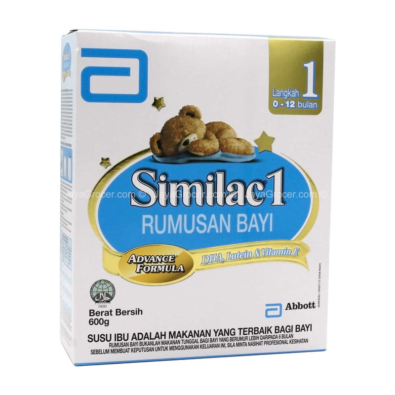 Similac 1 Step 1 Infant Formula Milk Powder 600g