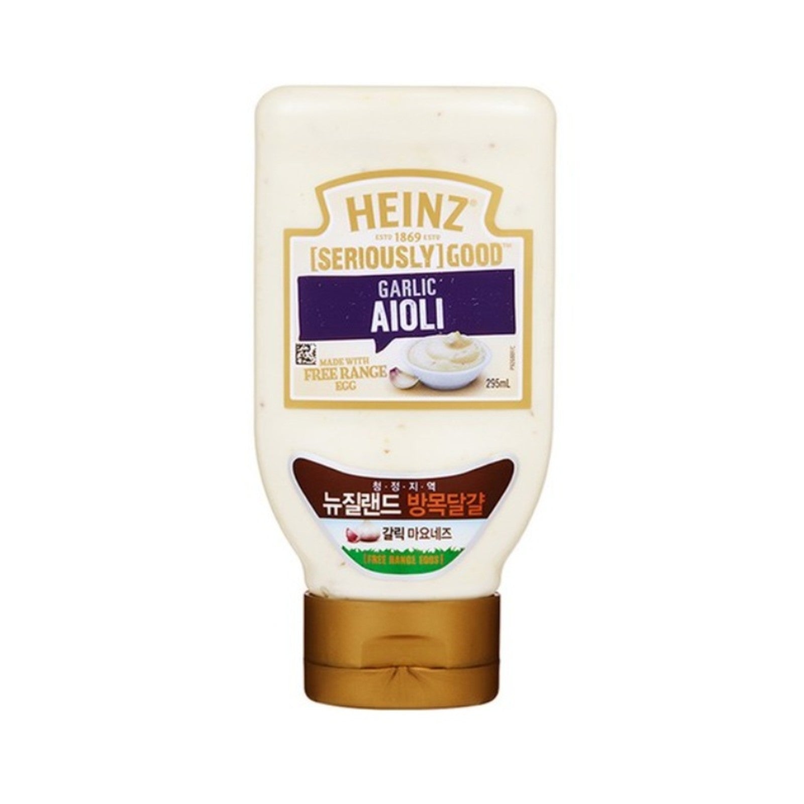 HEINZ SERIOUSLY GOOD AIOLI SQUEEZY 295ML