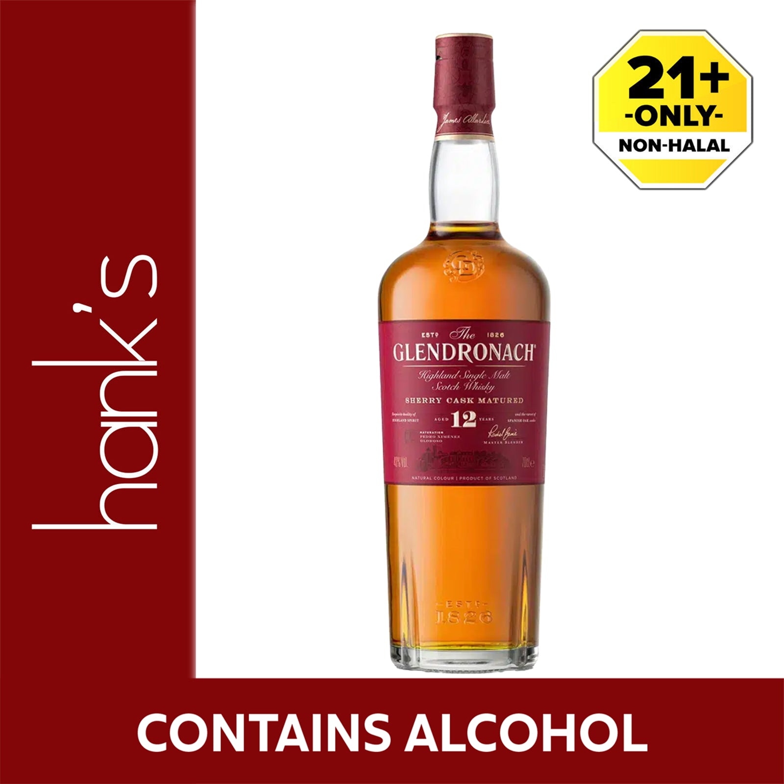 Glendronach 12Yrs Whisky 700ml