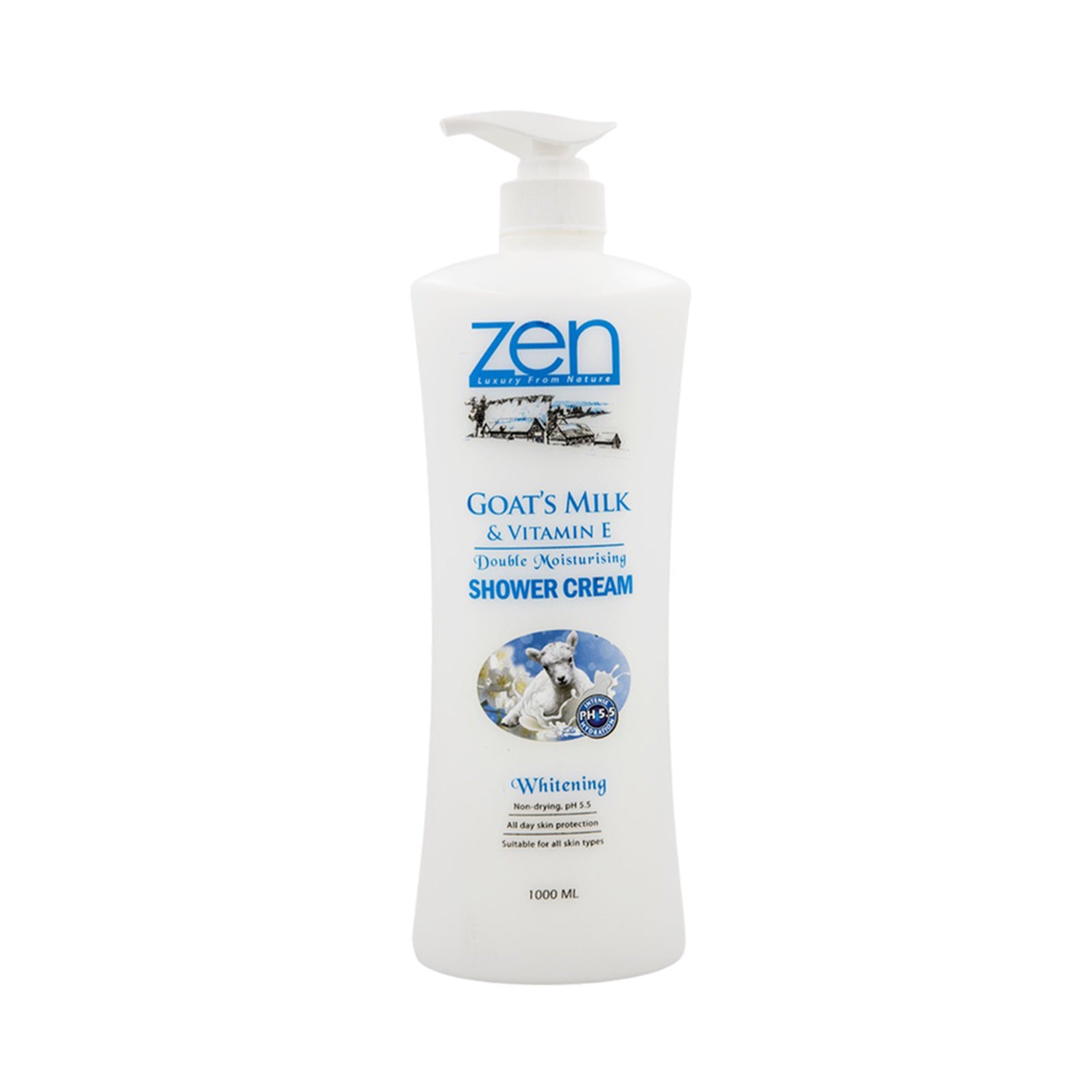 Zen shower cream goat's milk 1lit