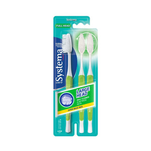 Systema Big Head Toothbrush 3pcs/pack