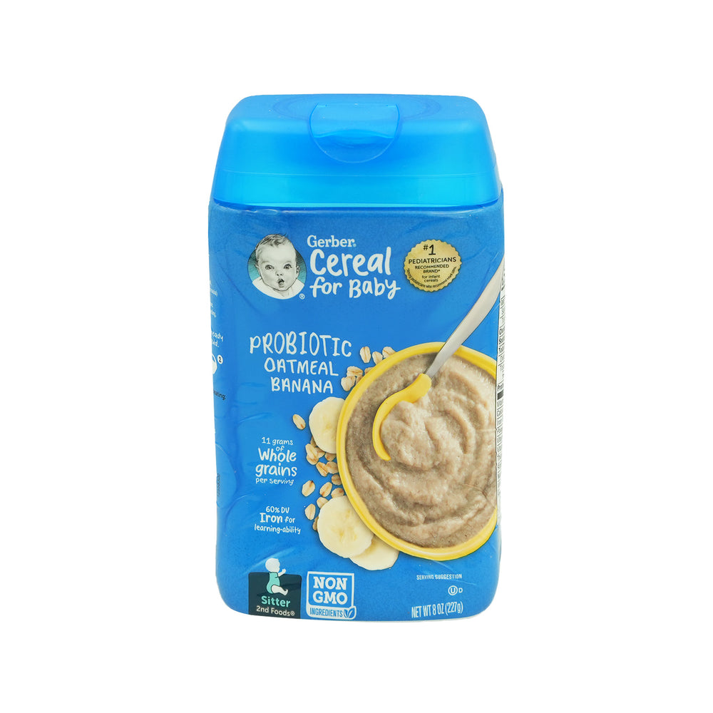 Gerber 2nd Foods Probiotic Oatmeal Banana 227g