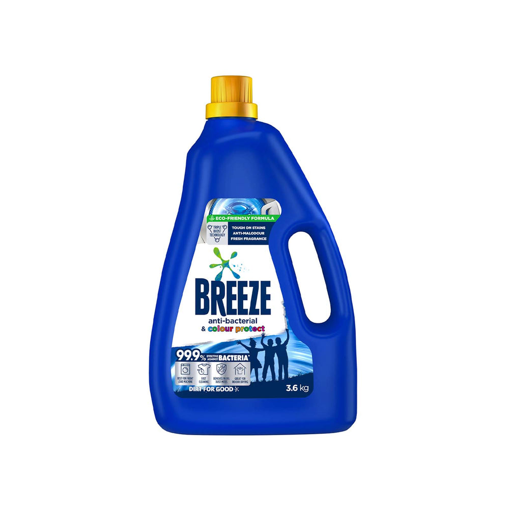Breeze Detergent Liquid Anti-Bacterial & Colour Protect 3.6kg