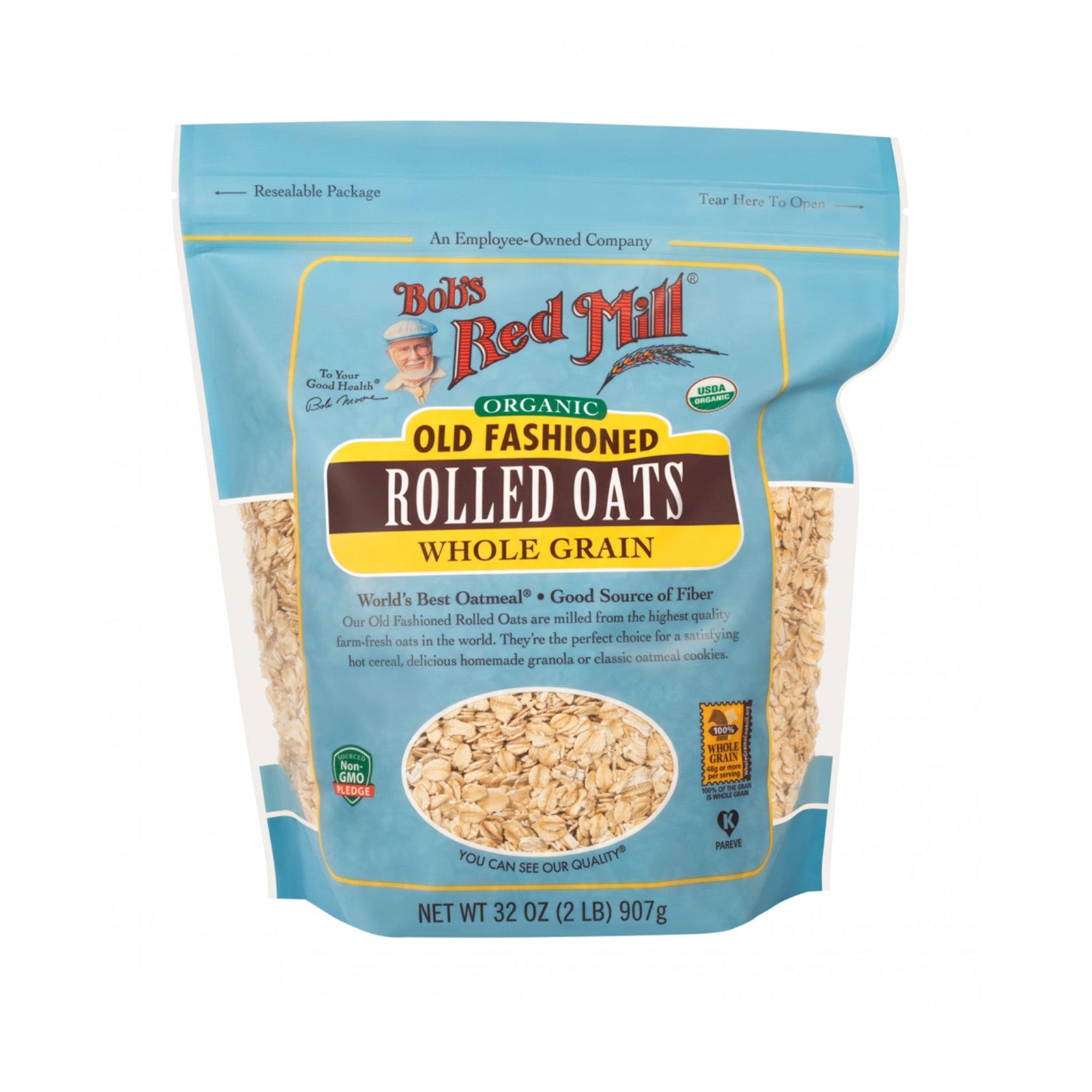 Bobs Red Mill Old Fashioned Regular Rolled Oats 907g