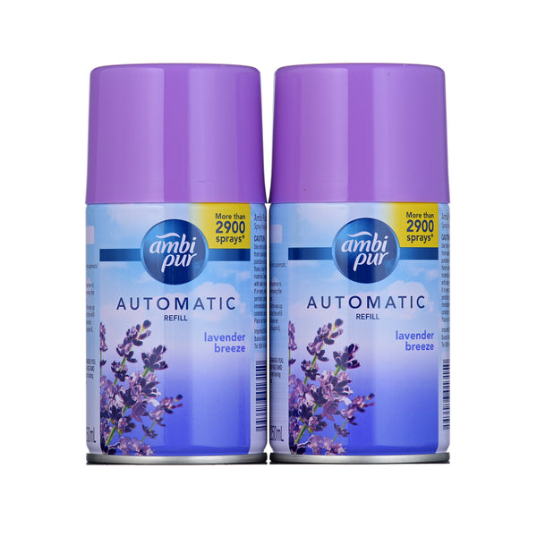 Ambi Pur Instantmatic Lavender Breeze Refill 250ml x 2